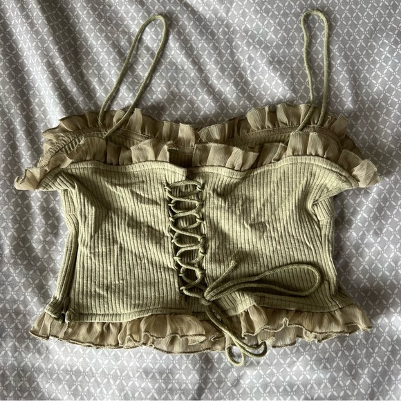 Yesstyle matcha green crop top - Picture 2 of 5